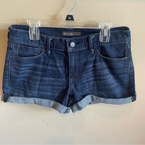 Abercrombie and Fitch Dark Wash  Short Shorts, Women’s 24